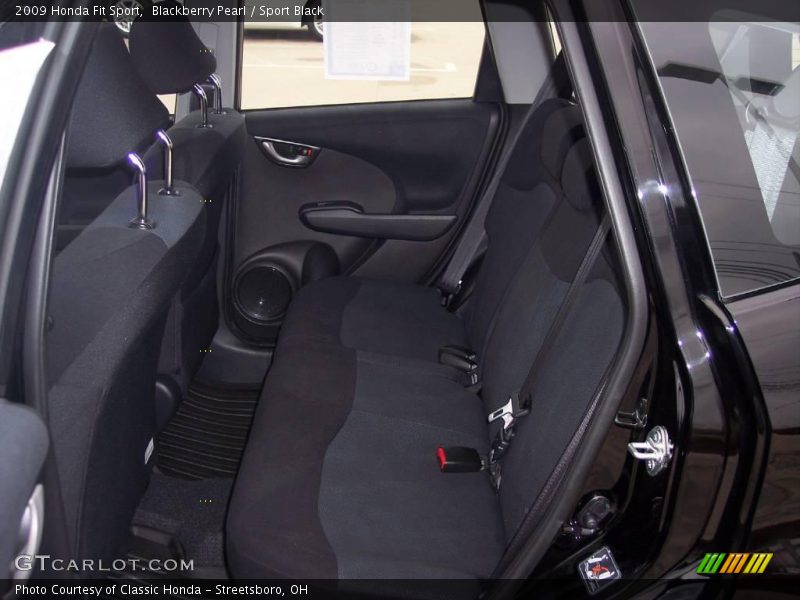 Blackberry Pearl / Sport Black 2009 Honda Fit Sport