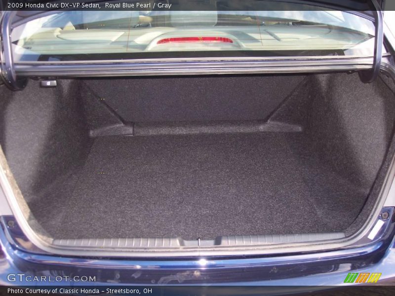 Royal Blue Pearl / Gray 2009 Honda Civic DX-VP Sedan