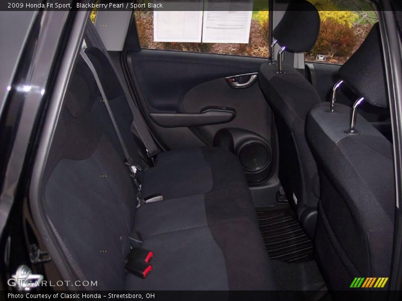 Blackberry Pearl / Sport Black 2009 Honda Fit Sport