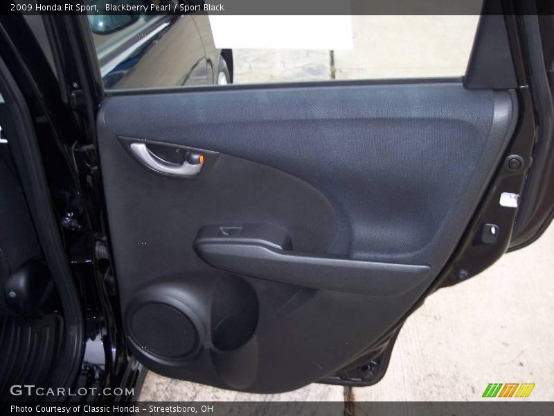 Blackberry Pearl / Sport Black 2009 Honda Fit Sport