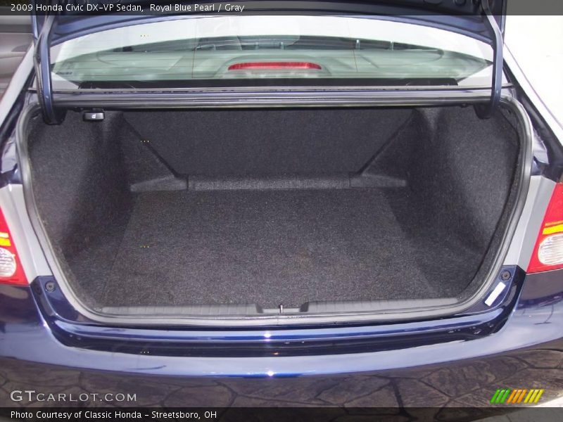 Royal Blue Pearl / Gray 2009 Honda Civic DX-VP Sedan