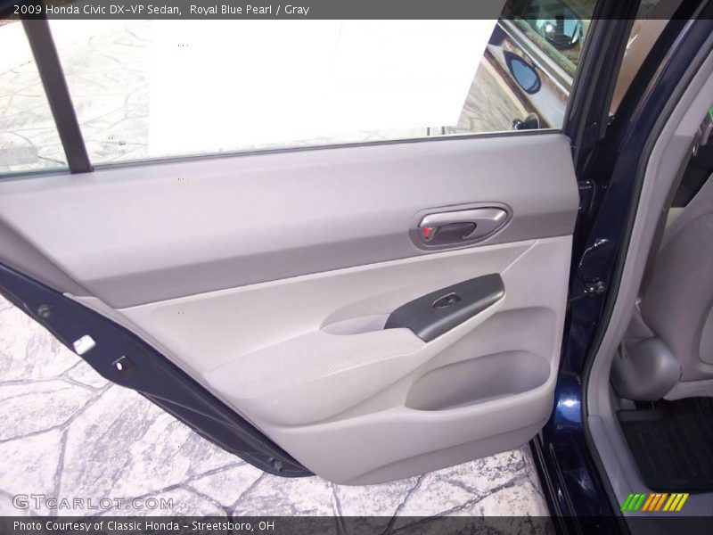 Royal Blue Pearl / Gray 2009 Honda Civic DX-VP Sedan