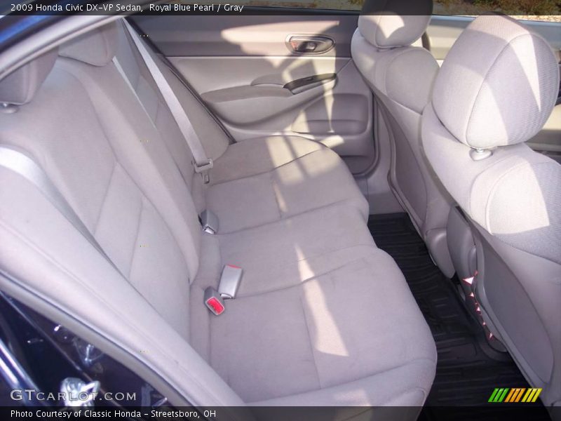 Royal Blue Pearl / Gray 2009 Honda Civic DX-VP Sedan