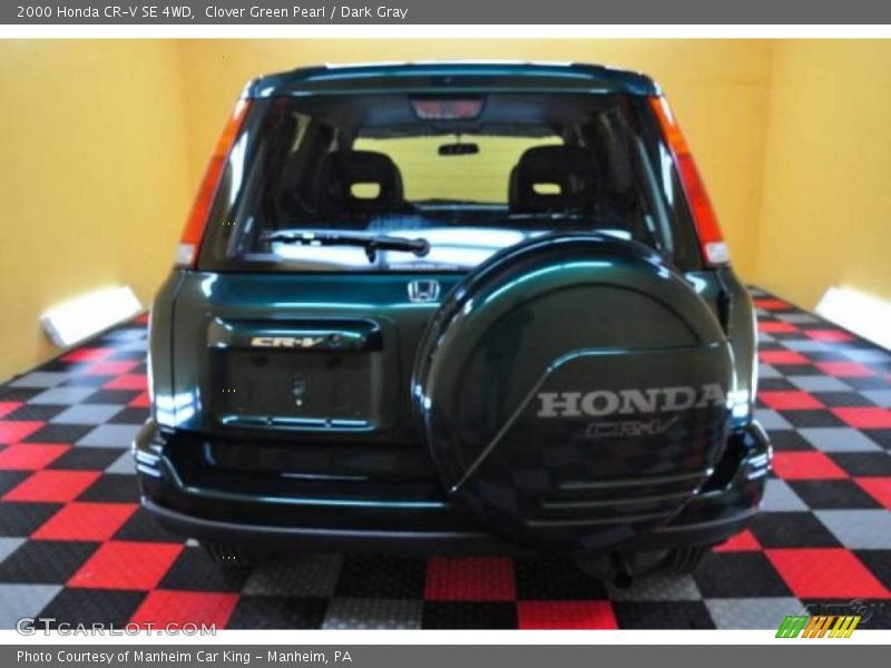 Clover Green Pearl / Dark Gray 2000 Honda CR-V SE 4WD