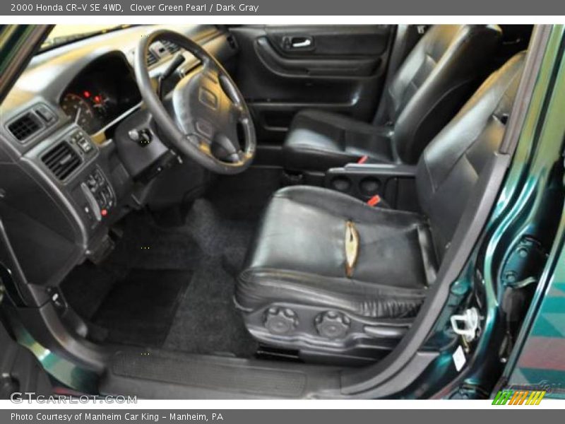 Clover Green Pearl / Dark Gray 2000 Honda CR-V SE 4WD