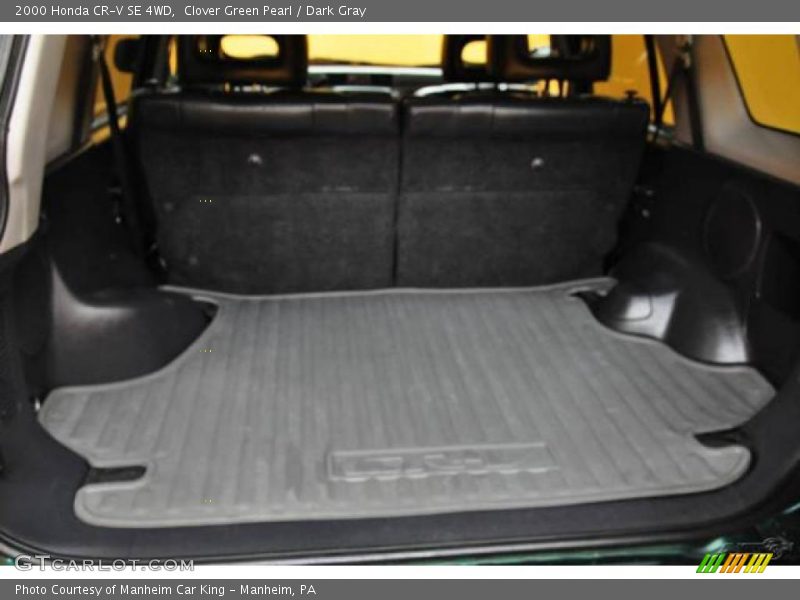 Clover Green Pearl / Dark Gray 2000 Honda CR-V SE 4WD