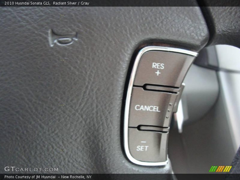 Radiant Silver / Gray 2010 Hyundai Sonata GLS