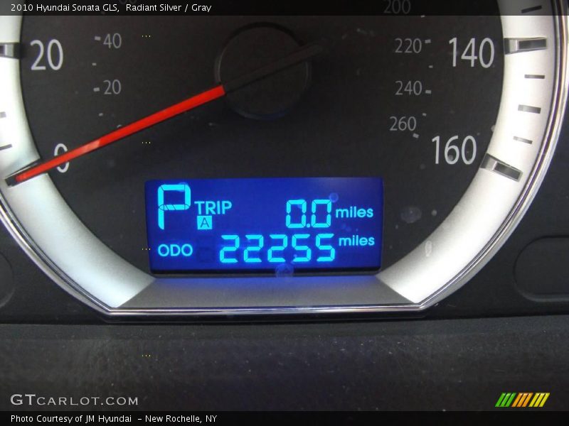 Radiant Silver / Gray 2010 Hyundai Sonata GLS