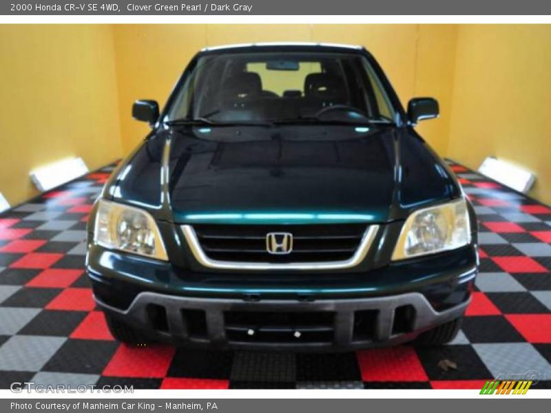 Clover Green Pearl / Dark Gray 2000 Honda CR-V SE 4WD