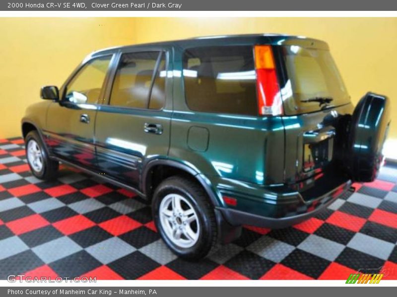 Clover Green Pearl / Dark Gray 2000 Honda CR-V SE 4WD