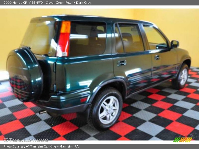 Clover Green Pearl / Dark Gray 2000 Honda CR-V SE 4WD