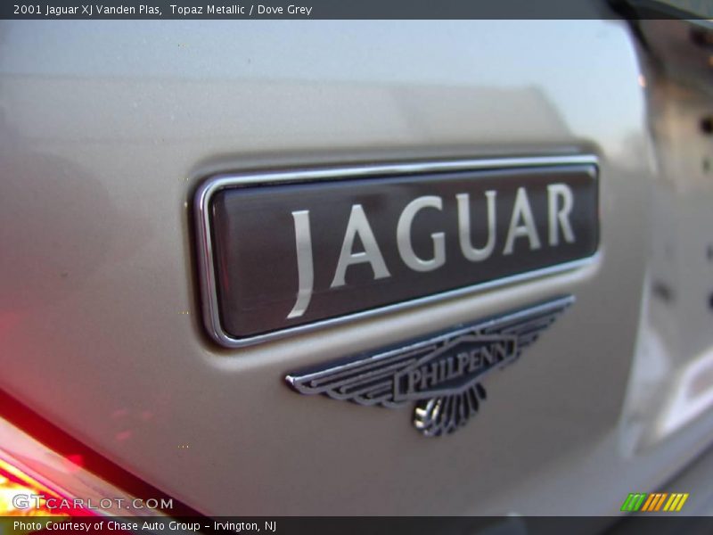 Topaz Metallic / Dove Grey 2001 Jaguar XJ Vanden Plas
