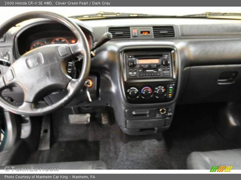 Clover Green Pearl / Dark Gray 2000 Honda CR-V SE 4WD