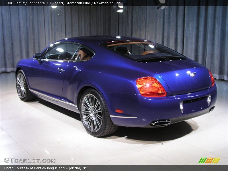 Moroccan Blue / Newmarket Tan 2008 Bentley Continental GT Speed