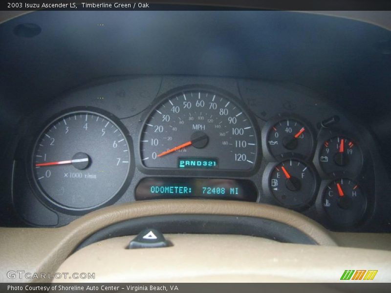 Timberline Green / Oak 2003 Isuzu Ascender LS