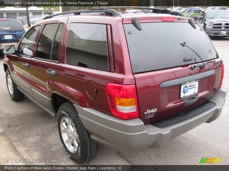 Sienna Pearlcoat / Taupe 2000 Jeep Grand Cherokee Laredo