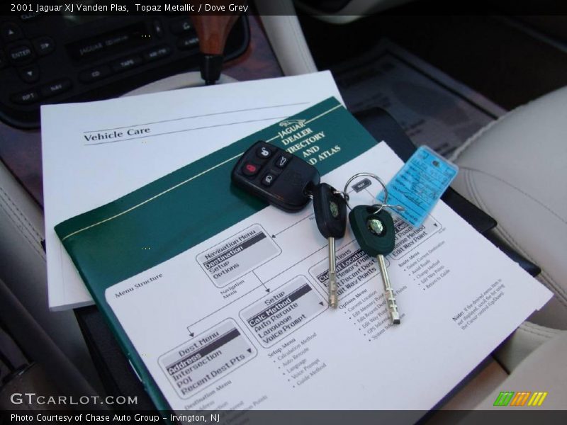 Topaz Metallic / Dove Grey 2001 Jaguar XJ Vanden Plas