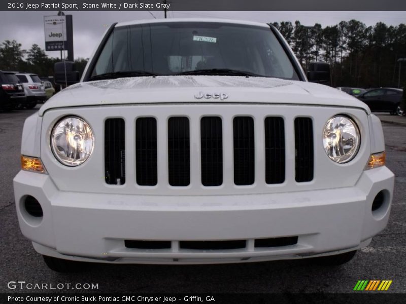 Stone White / Dark Slate Gray 2010 Jeep Patriot Sport