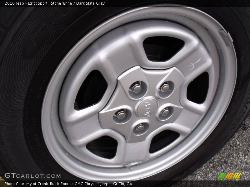 Stone White / Dark Slate Gray 2010 Jeep Patriot Sport