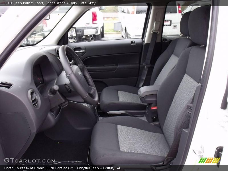 Stone White / Dark Slate Gray 2010 Jeep Patriot Sport