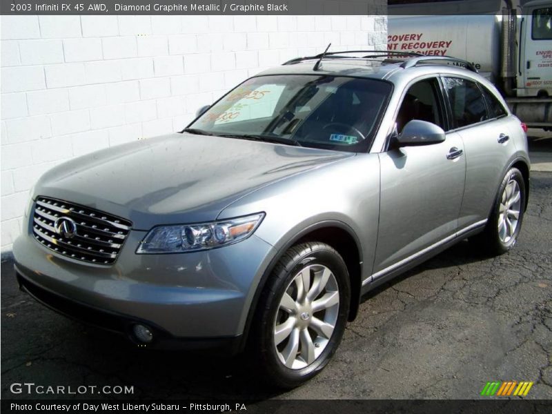 Diamond Graphite Metallic / Graphite Black 2003 Infiniti FX 45 AWD