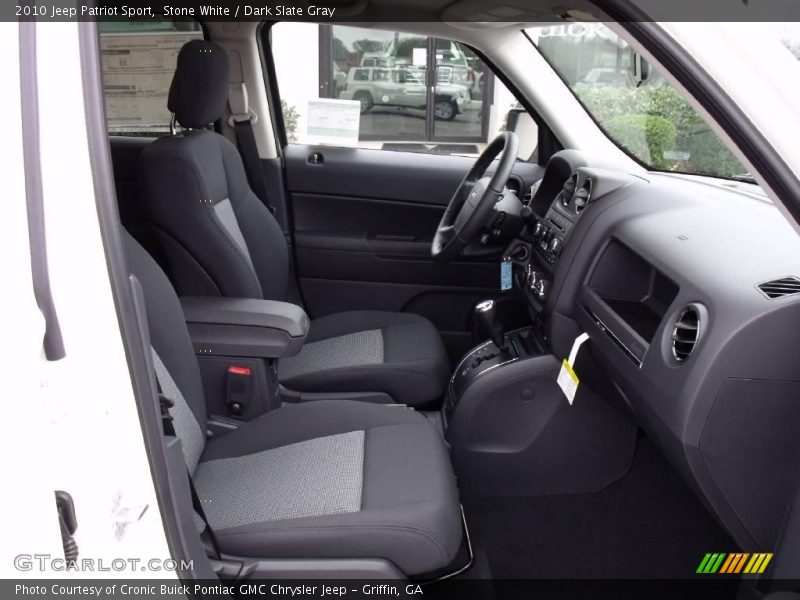 Stone White / Dark Slate Gray 2010 Jeep Patriot Sport