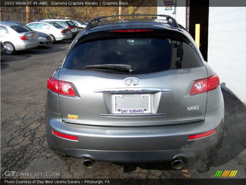 Diamond Graphite Metallic / Graphite Black 2003 Infiniti FX 45 AWD