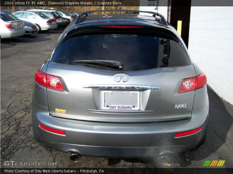 Diamond Graphite Metallic / Graphite Black 2003 Infiniti FX 45 AWD