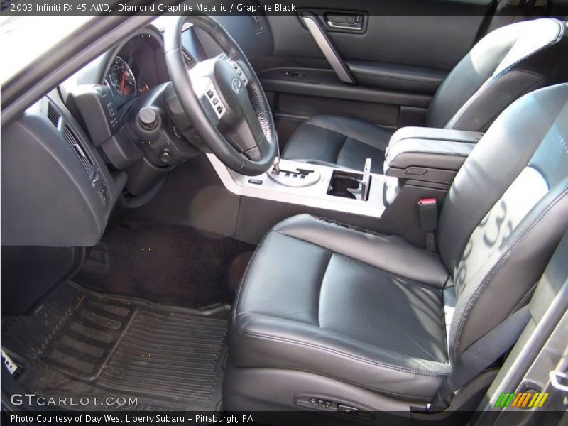 Diamond Graphite Metallic / Graphite Black 2003 Infiniti FX 45 AWD