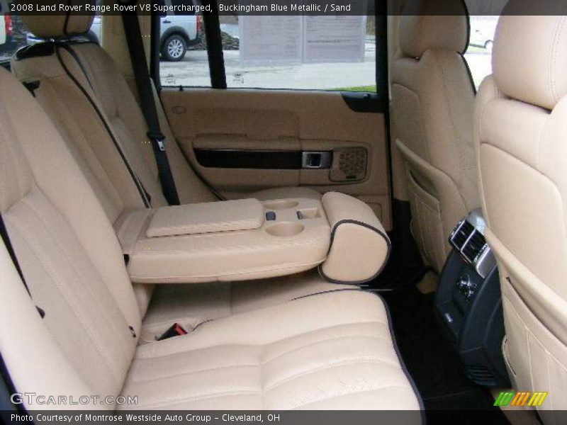 Buckingham Blue Metallic / Sand 2008 Land Rover Range Rover V8 Supercharged