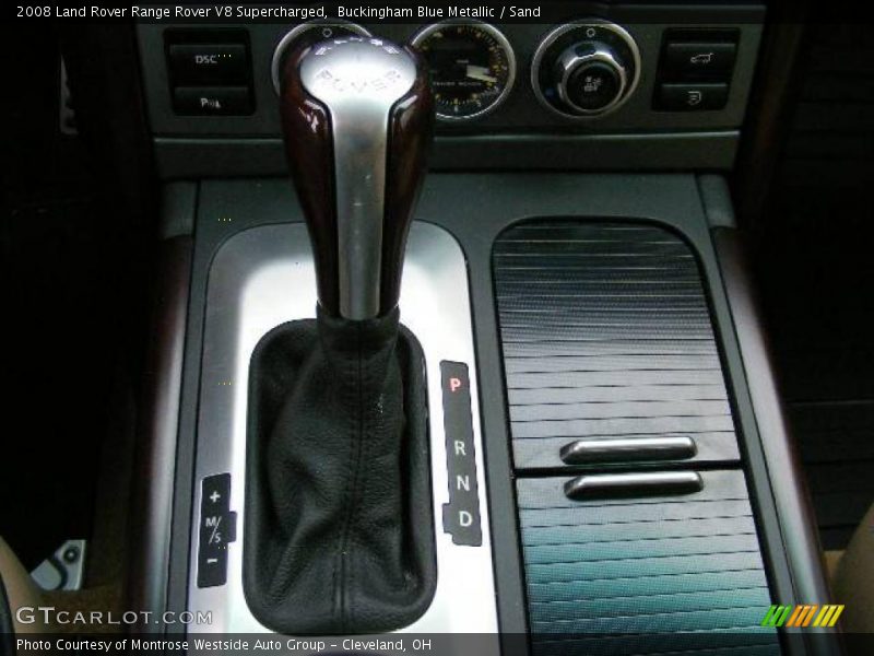Buckingham Blue Metallic / Sand 2008 Land Rover Range Rover V8 Supercharged