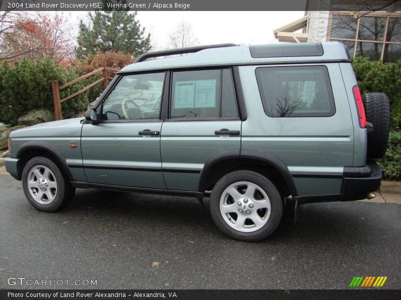 Vienna Green / Alpaca Beige 2004 Land Rover Discovery HSE