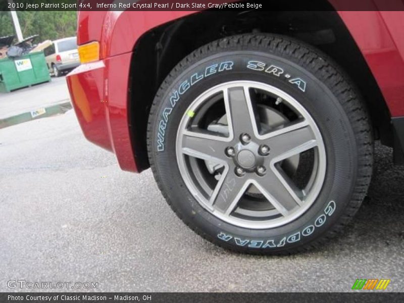 Inferno Red Crystal Pearl / Dark Slate Gray/Pebble Beige 2010 Jeep Patriot Sport 4x4