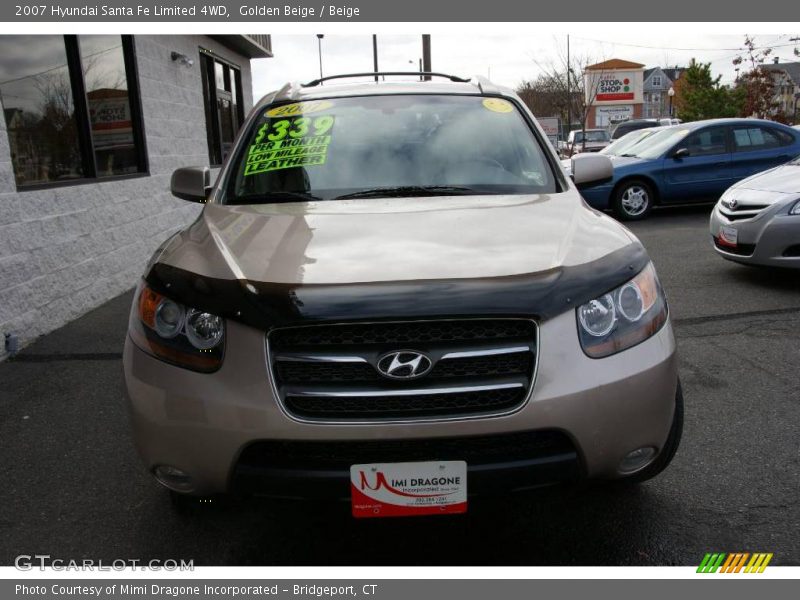 Golden Beige / Beige 2007 Hyundai Santa Fe Limited 4WD