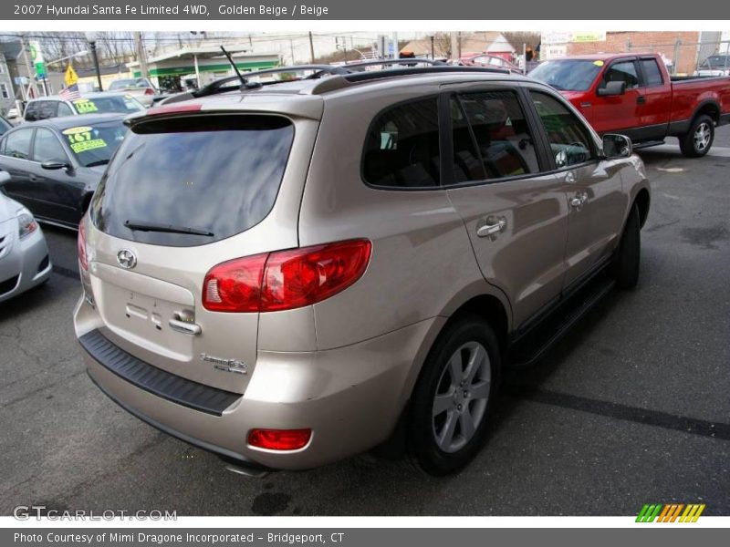 Golden Beige / Beige 2007 Hyundai Santa Fe Limited 4WD
