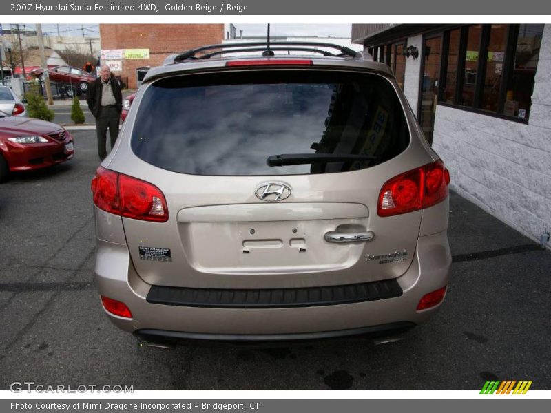 Golden Beige / Beige 2007 Hyundai Santa Fe Limited 4WD