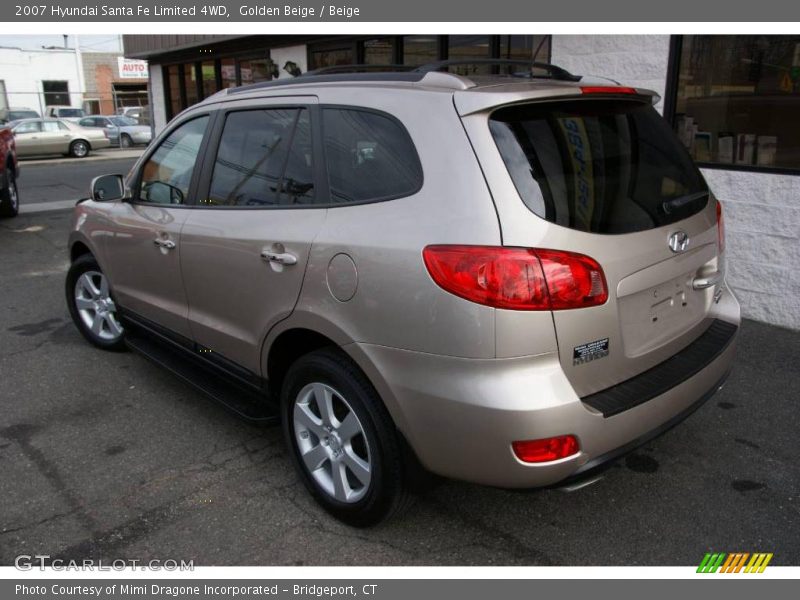Golden Beige / Beige 2007 Hyundai Santa Fe Limited 4WD