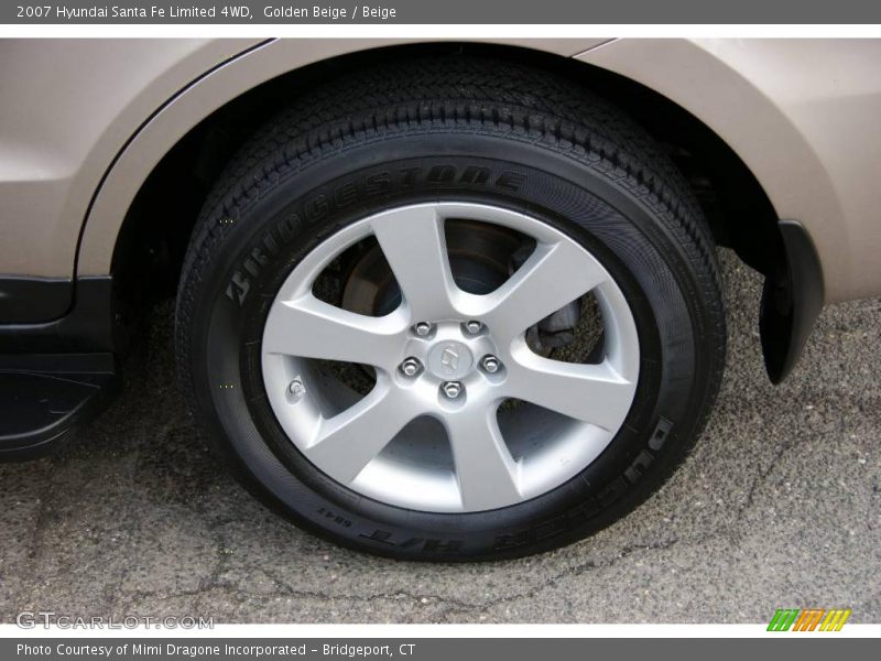 Golden Beige / Beige 2007 Hyundai Santa Fe Limited 4WD