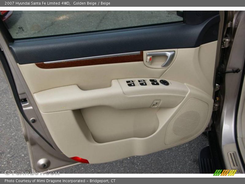 Golden Beige / Beige 2007 Hyundai Santa Fe Limited 4WD