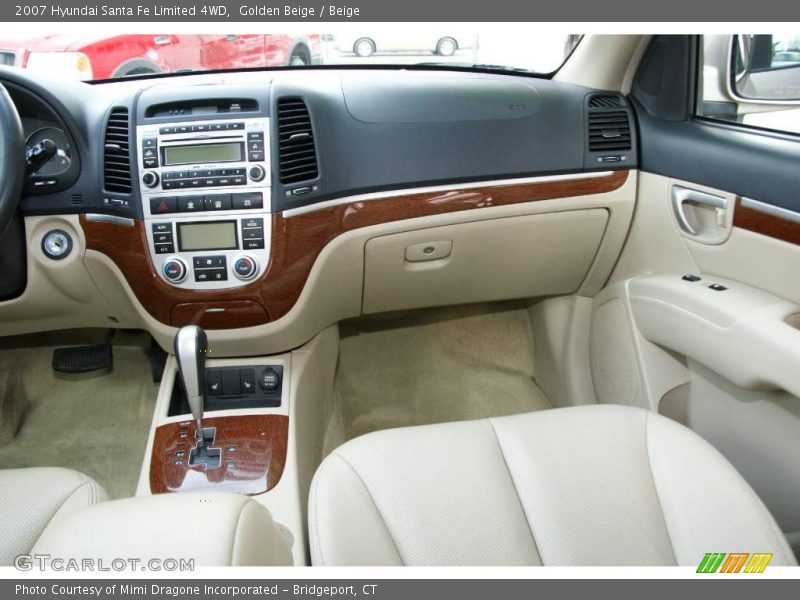 Golden Beige / Beige 2007 Hyundai Santa Fe Limited 4WD