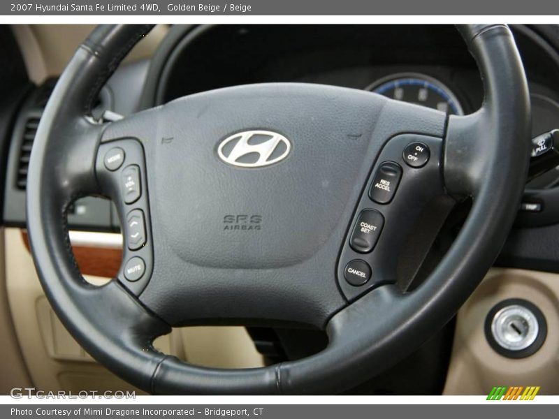 Golden Beige / Beige 2007 Hyundai Santa Fe Limited 4WD