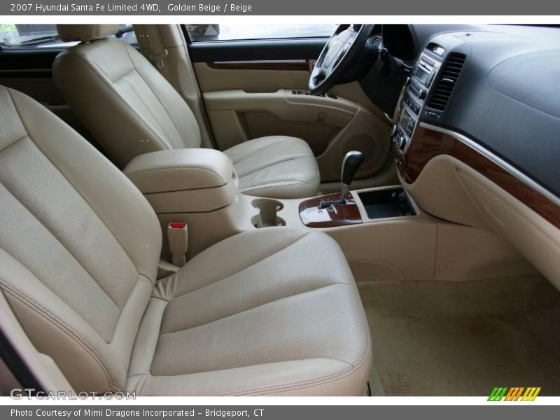 Golden Beige / Beige 2007 Hyundai Santa Fe Limited 4WD