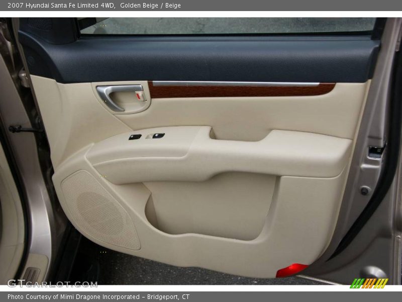 Golden Beige / Beige 2007 Hyundai Santa Fe Limited 4WD