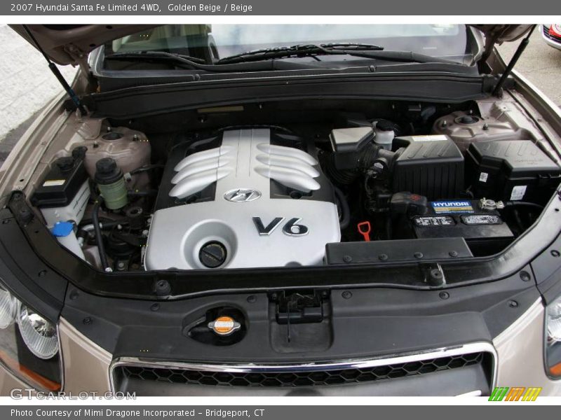 Golden Beige / Beige 2007 Hyundai Santa Fe Limited 4WD