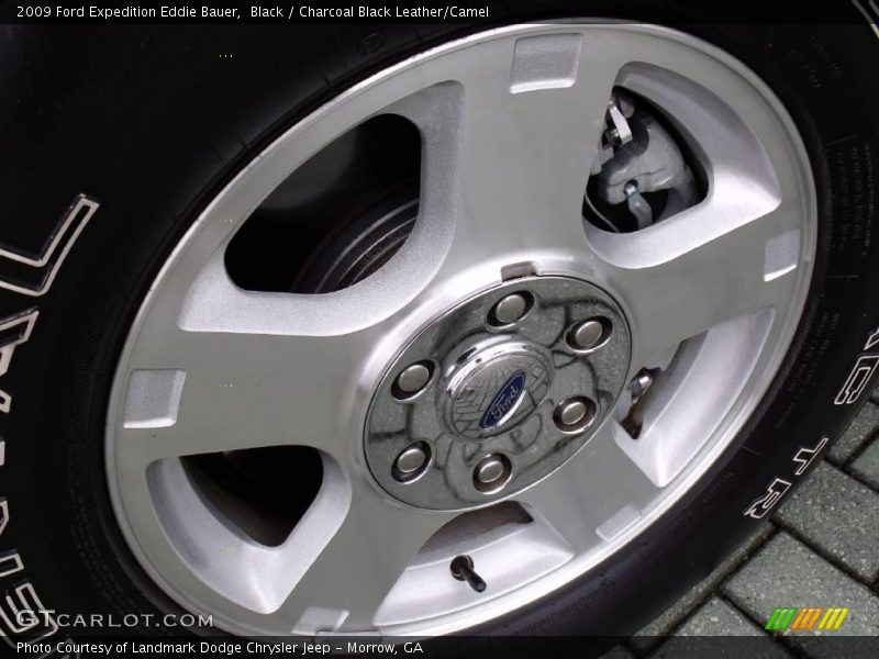 Black / Charcoal Black Leather/Camel 2009 Ford Expedition Eddie Bauer