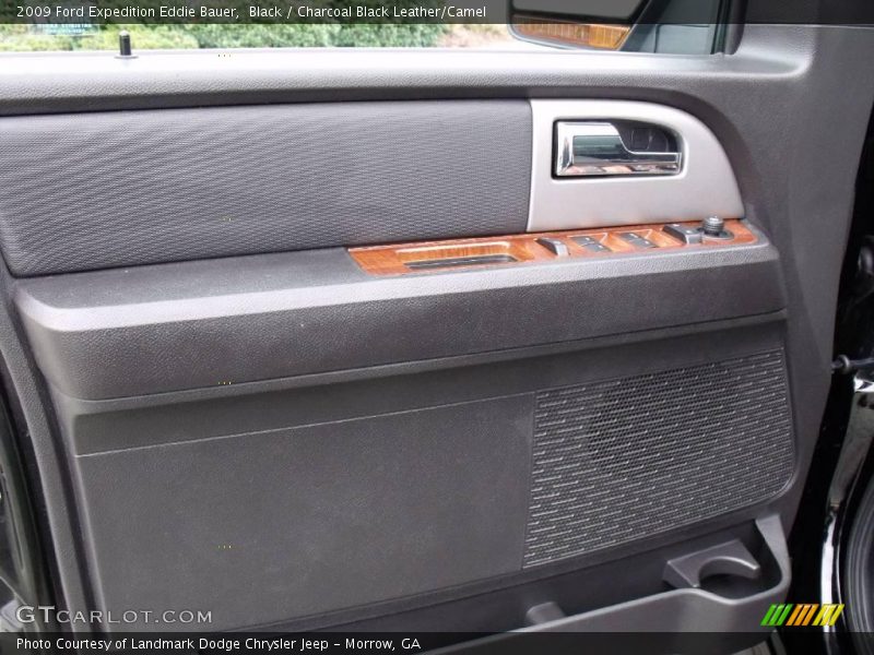 Black / Charcoal Black Leather/Camel 2009 Ford Expedition Eddie Bauer