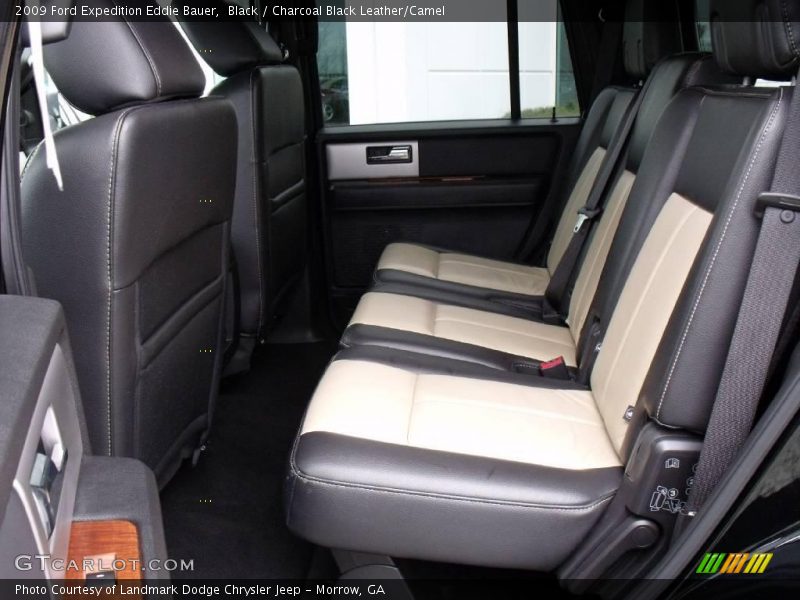 Black / Charcoal Black Leather/Camel 2009 Ford Expedition Eddie Bauer