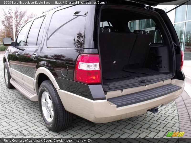Black / Charcoal Black Leather/Camel 2009 Ford Expedition Eddie Bauer