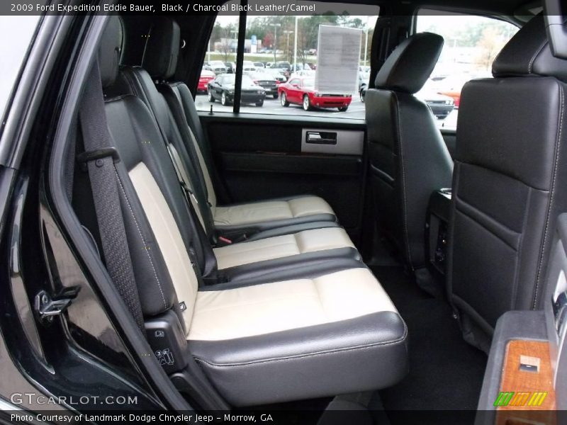 Black / Charcoal Black Leather/Camel 2009 Ford Expedition Eddie Bauer