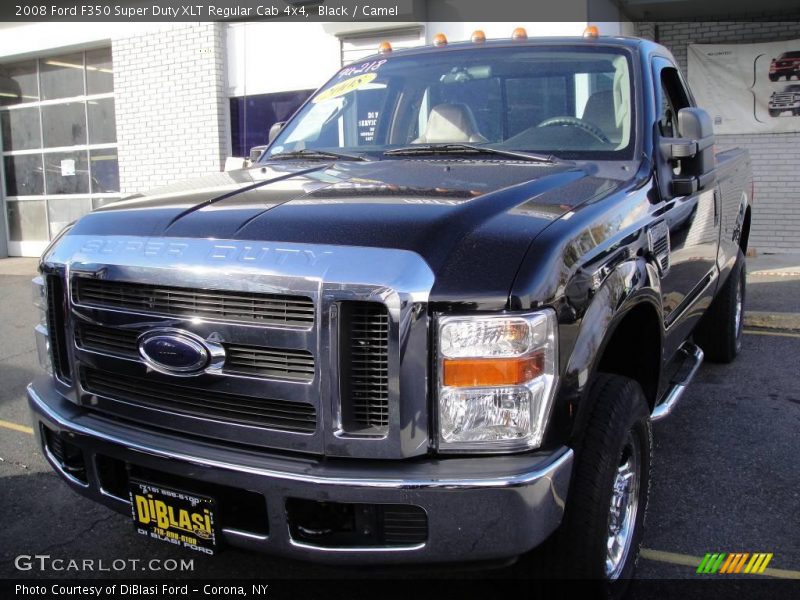 Black / Camel 2008 Ford F350 Super Duty XLT Regular Cab 4x4